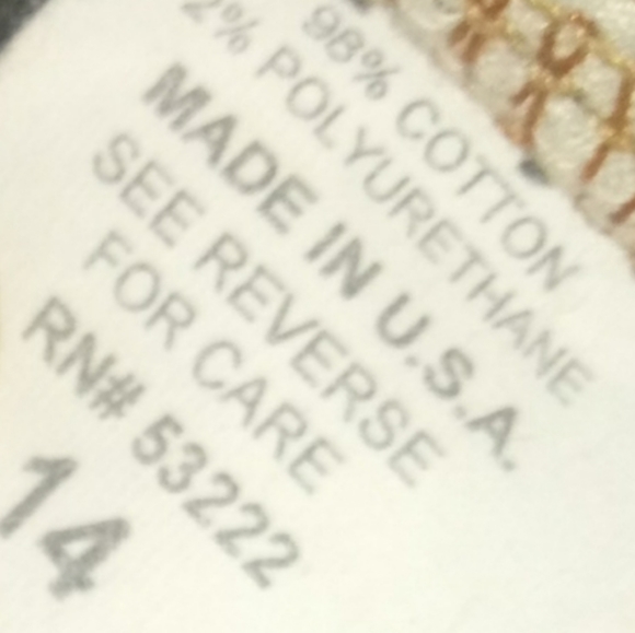 David Kahn Jeans Size 14/32 3500 Dark Boot Cut - Picture 9 of 9